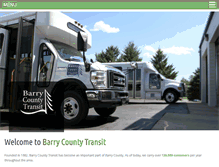 Tablet Screenshot of barrycountytransit.com